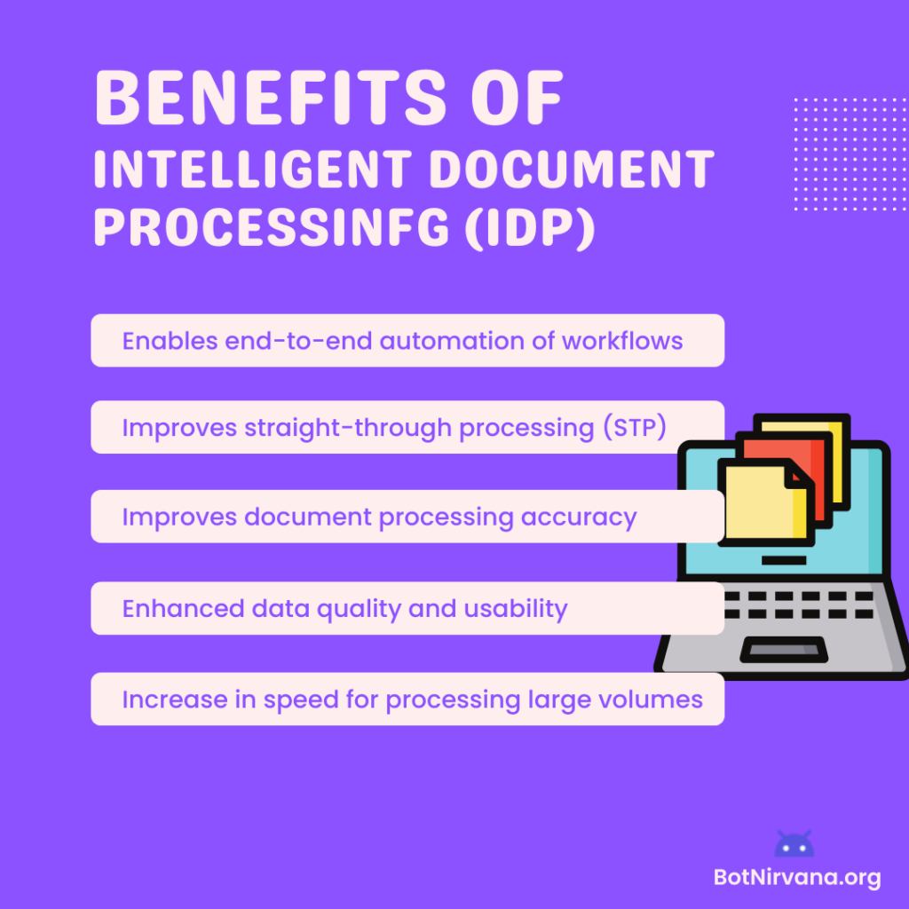 Intelligent Document Processing benefits